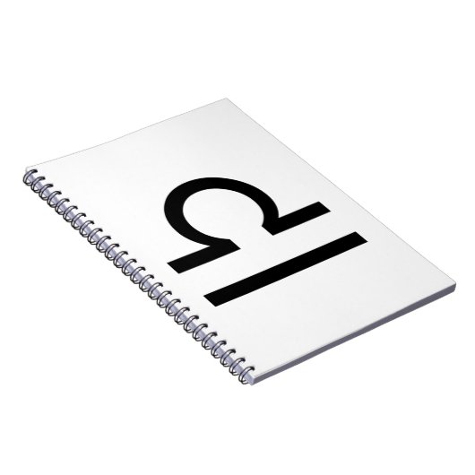 Weegschaal Notitieboek (Rechterzijde)