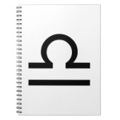 Weegschaal Notitieboek (Voorkant)