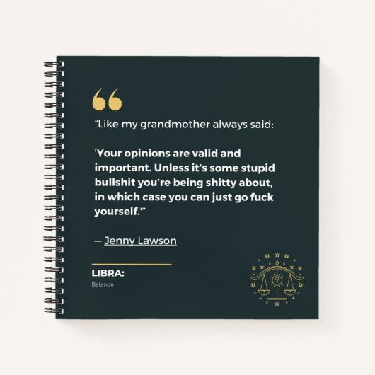 Weegschaal notitieboek (Voorkant)