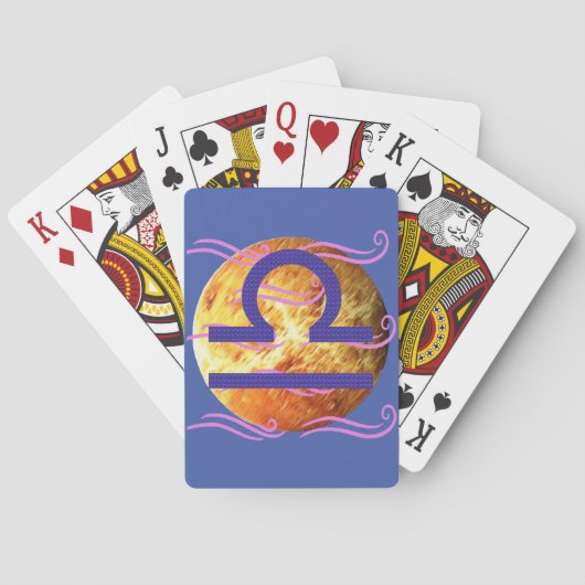 Weegschaal Pokerkaarten (Achterkant)
