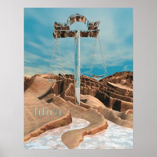 Weegschaal Poster (Voorkant)