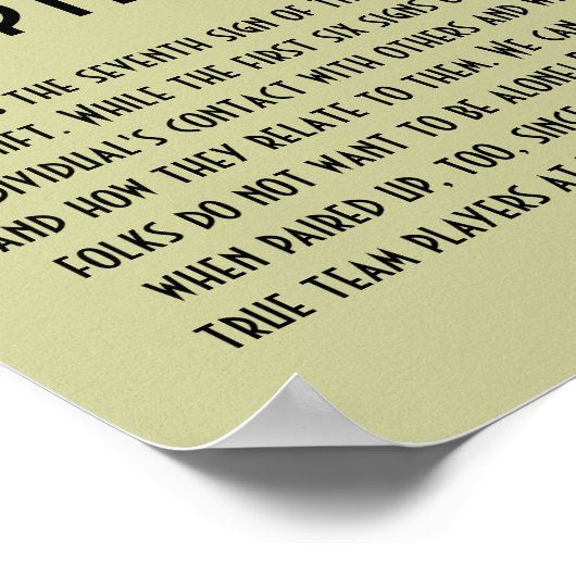 Weegschaal Poster (Hoek)