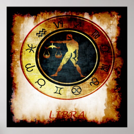 Weegschaal Poster (Voorkant)