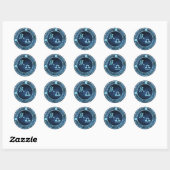 Weegschaal/rat Ronde Sticker (Vel)