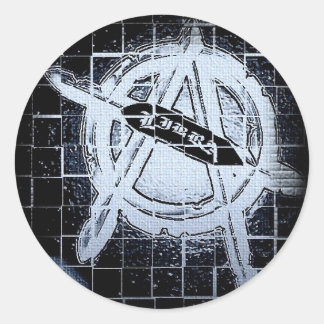 Weegschaal Ronde Bumper/Venster Sticker