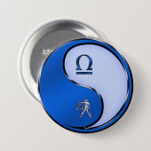 Weegschaal Ronde Button 7,6 Cm (Voorkant /achterkant)