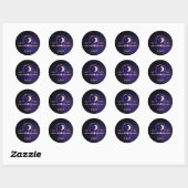 Weegschaal Ronde Sticker (Vel)