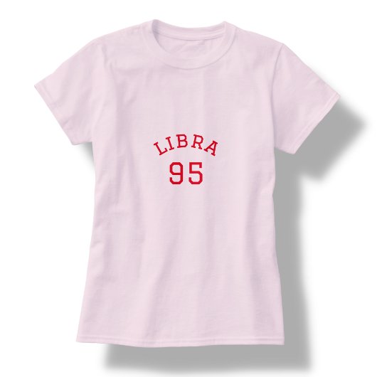 Weegschaal | Roze verjaardag T-shirt