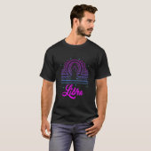 Weegschaal september oktober astrologie t-shirt (Voorkant volledig)