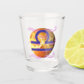 Weegschaal Shot Glas (Voorkant)