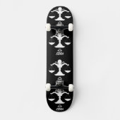 Weegschaal Silhouet Persoonlijk Skateboard (Voorkant)