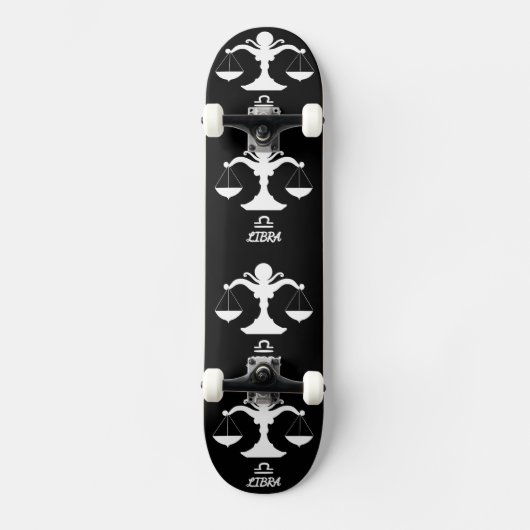 Weegschaal Silhouet Persoonlijk Skateboard (Voorkant)