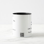 Weegschaal Star Sign Leuke tekst voor dagelijks ge Mok (Midden)