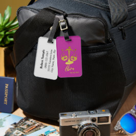 Weegschaal Sterrenbeeld Bagage Label
