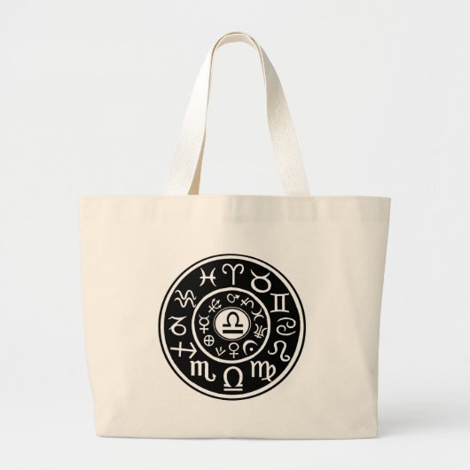 Weegschaal - Sterrenbeeld Grote Tote Bag (Voorkant)