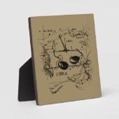 Weegschaal sterrenbeeld Hevelius 1690 Decor Fotoplaat (Voorkant)