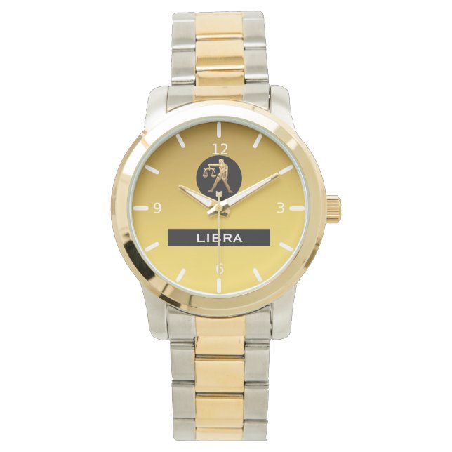 Weegschaal sterrenbeeld horloge (Voorkant)
