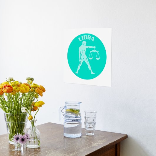 Weegschaal, sterrenbeeld, horoscoop, astrologie folie afdrukken (Laag (Keuken))
