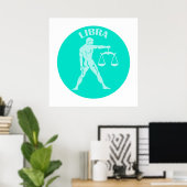 Weegschaal, Sterrenbeeld, Horoscoop, Astrologie Poster (Thuiskantoor)