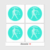 Weegschaal, Sterrenbeeld, Horoscoop, Astrologie Sticker (Vel)