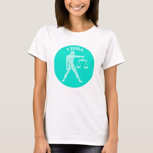 Weegschaal, Sterrenbeeld, Horoscoop, Astrologie T-shirt (Voorkant)