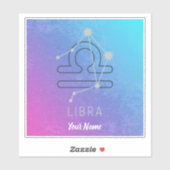 Weegschaal Sterrenbeeld Horoscoop Sterrenbeeld Con Sticker (Vel)