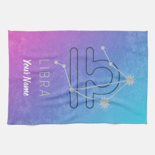 Weegschaal Sterrenbeeld Horoscoop Sterrenbeeld Con Theedoek (Horizontaal)