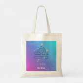 Weegschaal Sterrenbeeld Horoscoop Sterrenbeeld Con Tote Bag (Achterkant)