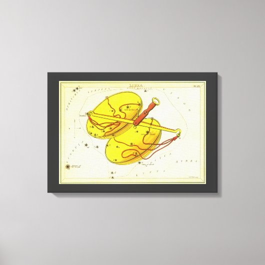 Weegschaal sterrenbeeld Urania's Mirror Canvas Afdruk (Voorkant)