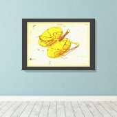 Weegschaal sterrenbeeld Urania's Mirror Canvas Afdruk (Insitu (Houten vloer))