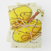 Weegschaal  sterrenbeeld Urania's Mirror Inpakpapier Vel (In situ)