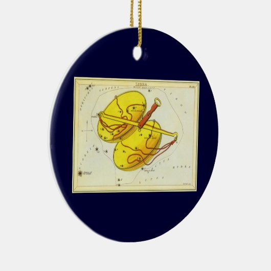 Weegschaal  sterrenbeeld Urania's Mirror Keramisch Ornament (Rechts)