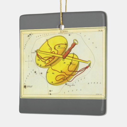 Weegschaal  sterrenbeeld Urania's Mirror Keramisch Ornament (Links)