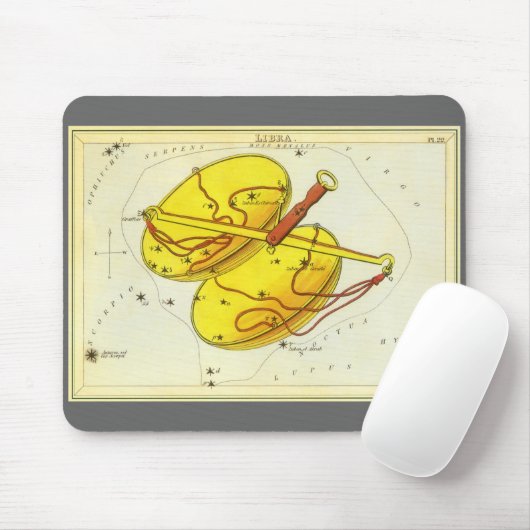 Weegschaal  sterrenbeeld Urania's Mirror Muismat (Met muis)