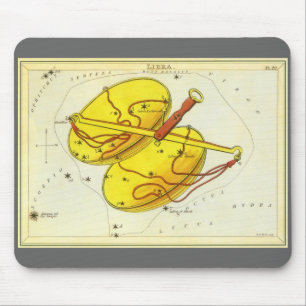 Weegschaal sterrenbeeld Urania's Mirror Muismat