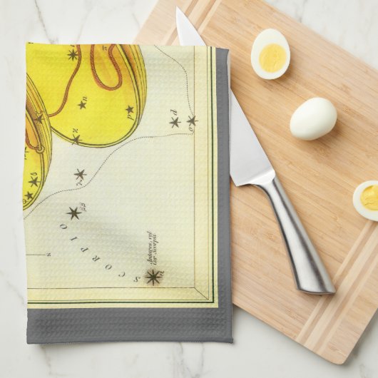 Weegschaal  sterrenbeeld Urania's Mirror Theedoek (Quarter Fold)