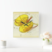 Weegschaal  sterrenbeeld Urania's Mirror Vierkante Klok (Huis)