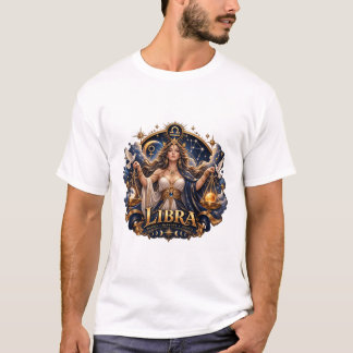 Weegschaal Sterrenbeeld Weegschaal Hemel Astrologi T-shirt