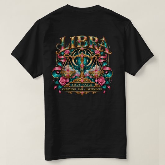 Weegschaal T-shirt (Design achterkant)