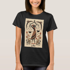 Weegschaal - T-shirt Hemelse Zodiac Art