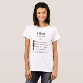 Weegschaal – takenlijst t-shirt (Voorkant volledig)