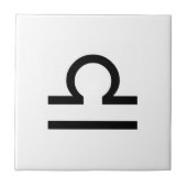 Weegschaal Tegeltje (Voorkant)