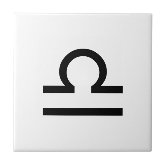 Weegschaal Tegeltje (Voorkant)