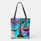 Weegschaal Tote Bag (Achterkant)