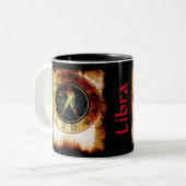 Weegschaal Tweekleurige Koffiemok (Voorkant links)