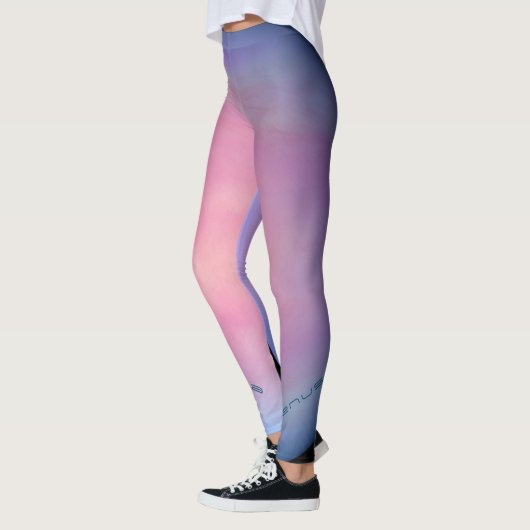 Weegschaal Venus Celestiale Typografie Zonnestelse Leggings (Links)