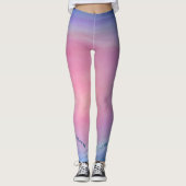 Weegschaal Venus Celestiale Typografie Zonnestelse Leggings (Voorkant)