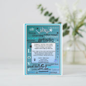 WEEGSCHAAL VERJAARDAG BRIEFKAART (Staand voorkant)