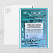 WEEGSCHAAL VERJAARDAG BRIEFKAART (Voorkant / Achterkant)