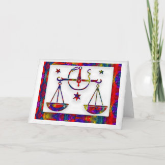 Weegschaal Verjaardag Kaart